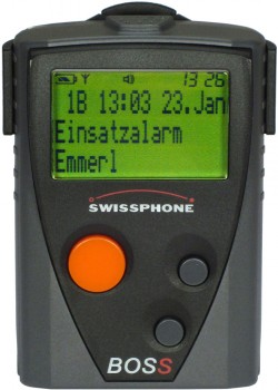 Swissphone BOSS 910 generalüberholt, Set mit LG und Ant.