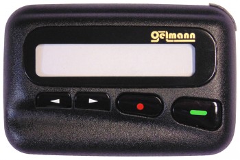 LX2 - Gehäuseoberteil "Oelmann". Oberschale mit Displayscheibe, Tasten und Batteriekontakten.