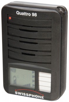 Meldeempfänger Swissphone Quattro 98 - Set - Gebrauchtgerät mit neuem Gehäuse
