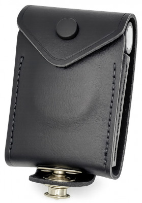 Ledertasche für Swissphone s.QUAD Typ: SGT, TENAX, neutral, Klapptasche mit Displayausschnitt