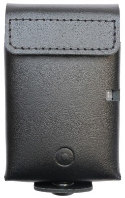 Ledertasche für AIRBUS P8GR schwarz - mit Druckknopf