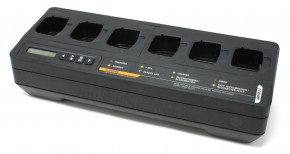 6-fach Tischladegerät für Motorola TPG2200 mit Displayanzeige