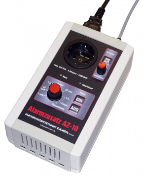 Alarmzusatz AZ-10 Timer-Schaltzusatz für alle gängigen Meldeempfänger-Ladegeräte