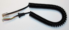 Spiralkabel für Commander 5 BOS mit Modularstecker