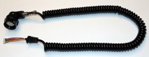 Spiralkabel für Commander 5 FMS 500mm mit NATO-Winkelstecker